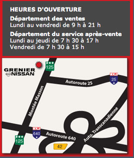Joindre Grenier Nissan